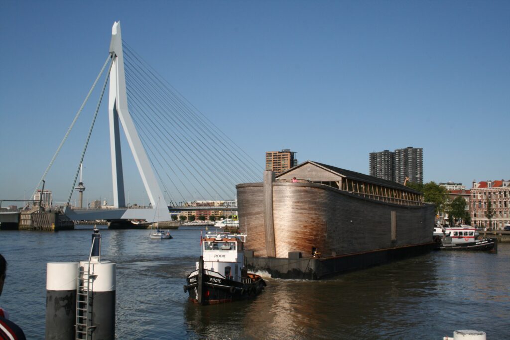 rotterdam, ark noach, varen, nederland, netherlands, johan huibers, sailing