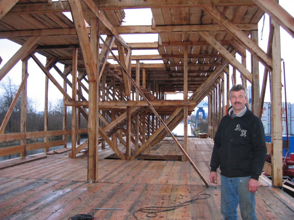 Johan huibers, ark van noach, hout, nederland, schagen, bouw, building, consturction, netherlands, arc,